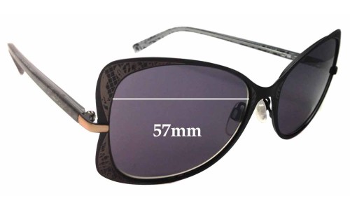 Sunglass Fix Lentilles de Remplacement pour Osiris Sun Rx Flora - 57mm Wide 