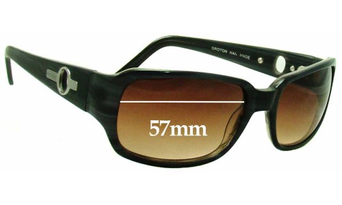 Sunglass Fix Lentilles de Remplacement pour Oroton Corsica - 57mm Wide Sunglass Fix Lentilles de Remplacement pour Oroton Corsica - 57mm Wide
