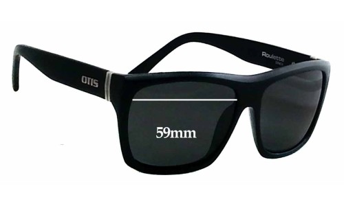 Sunglass Fix Replacement Lenses for Otis Roulette - 59mm Wide 