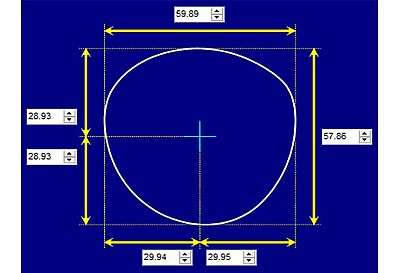 Optyl 1193 Replacement Lenses 59mm wide 