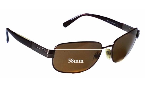 Sunglass Fix Ersatzgläser für Persol 2078-S - 58mm Wide 