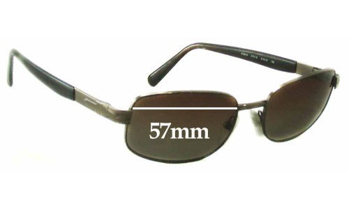 Sunglass Fix Lentilles de Remplacement pour Persol 2156-S - 57mm Wide 