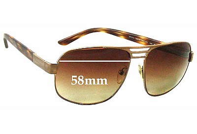 Prada SPR51L Lentilles de Remplacement 58mm wide 