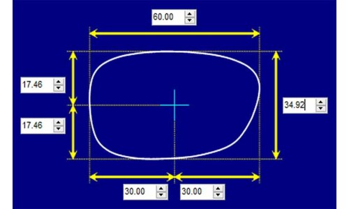 Sunglass Fix Lentes de Repuesto para Picaso CJ2144 - 60mm Wide 