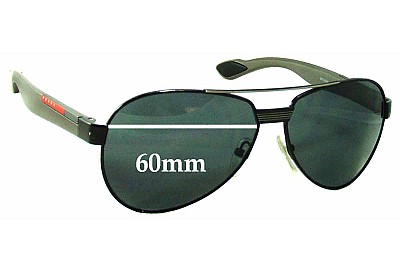 Prada SPS55M Lentilles de Remplacement 60mm wide 