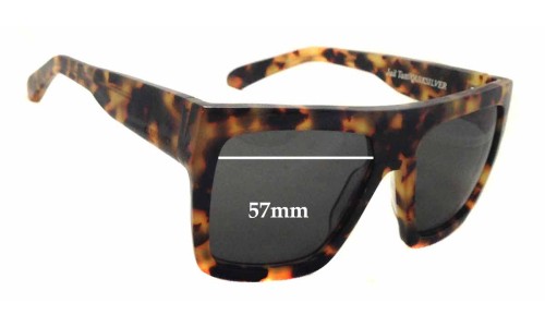 Sunglass Fix Replacement Lenses for Quiksilver Velvet Skull Machina - 57mm Wide Sunglass Fix Replacement Lenses for Quiksilver Velvet Skull Machina - 57mm Wide