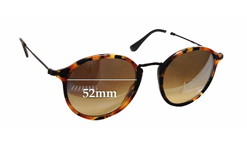 Sunglass Fix Replacement Lenses for Ray-Ban RB2447 Round - 52mm Wide 