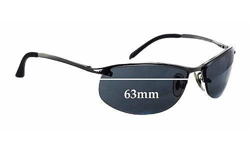 Sunglass Fix Replacement Lenses for Ray-Ban RB3179 - 63mm Wide 