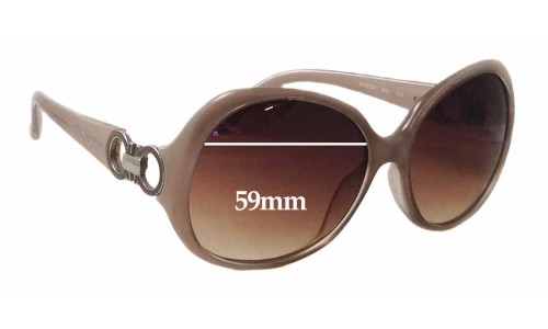 Sunglass Fix Lentes de Repuesto para Salvatore Ferragamo SF602S - 59mm Wide 