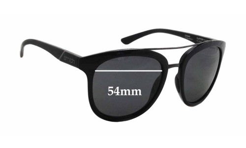Sunglass Fix Replacement Lenses for Smith Clayton - 54mm Wide 