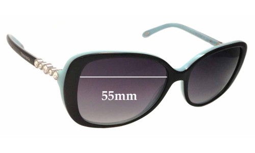 Sunglass Fix Lentilles de Remplacement pour Tiffany & Co TF 4121-B - 55mm Wide 