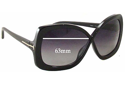 Tom Ford Calgary TF227 Lentilles de Remplacement 63mm wide 