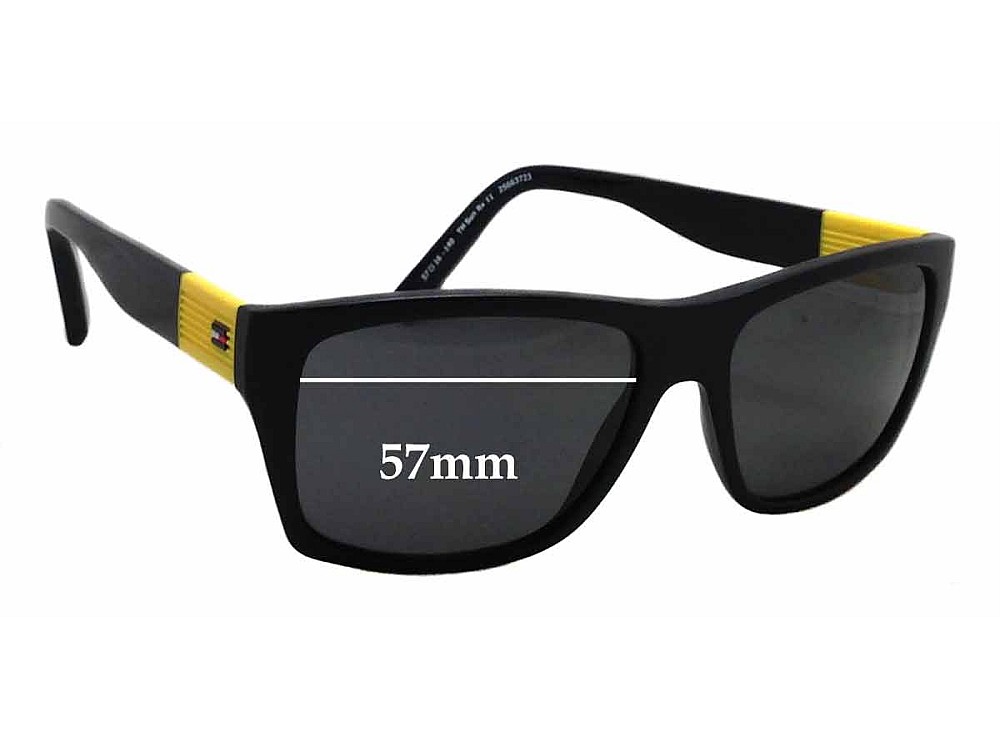 Sunglass Fix Replacement Lenses for Tommy Hilfiger TH Sun Rx 11 - 57mm Wide Sunglass Fix Replacement Lenses for Tommy Hilfiger TH Sun Rx 11 - 57mm Wide
