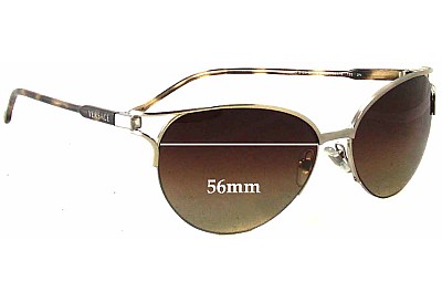 Versace MOD 2123-B Replacement Lenses 56mm wide 