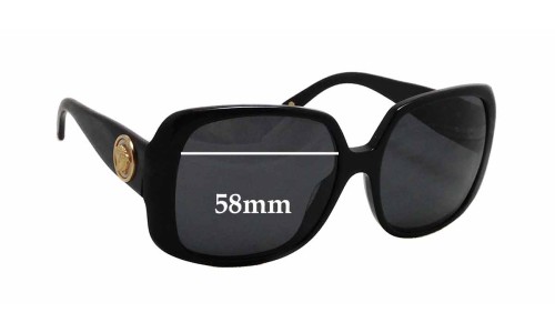 Sunglass Fix Lentes de Repuesto para Versace VE 4224-K - 58mm Wide 