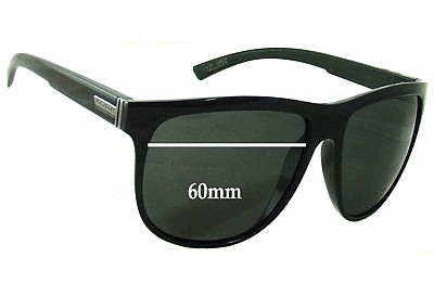 Von Zipper Cletus Ersatzlinsen 60mm wide 