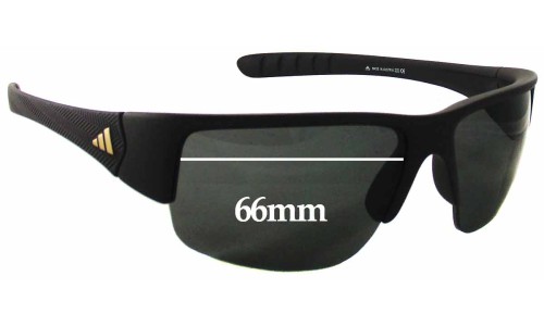 Sunglass Fix Lentilles de Remplacement pour Adidas A379 Mactelo - 66mm Wide Sunglass Fix Lentilles de Remplacement pour Adidas A379 Mactelo - 66mm Wide