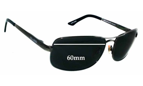 Sunglass Fix Replacement Lenses for Bill Bass Josua - 60mm Wide 