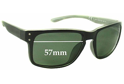 Black Ice  PL6670 Replacement Lenses 57mm wide 