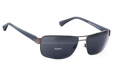 Emporio Armani EA2031 Replacement Lenses 62mm wide 