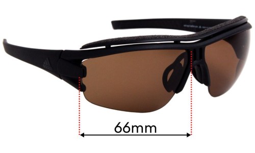 Adidas AD07 Evil Eye Halfrim Pro S Replacement Lenses 66mm wide 