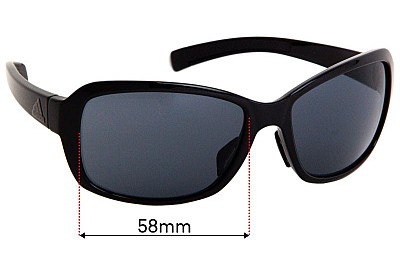 Adidas AD21 Baboa Replacement Lenses 58mm wide 