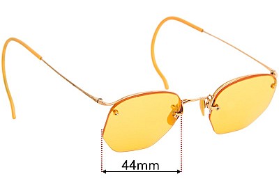 American Optical Rimway Ful-Vue Lentes de Repuesto 44mm wide 