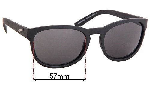 Arnette Pleasantville AN4219 Replacement Lenses 57mm wide 