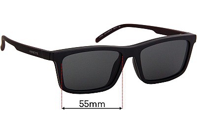 Arnette Hypno AN4274 Lentes de Repuesto 55mm wide 