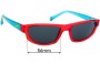 Sunglass Fix Replacement Lenses for Arnette Lost Boy AN4260 - 56mm Wide 