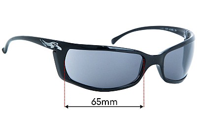 Arnette Slide AN4007 34mm Tall Replacement Lenses 65mm wide 