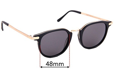 Bailey Nelson  Eddie Replacement Lenses 48mm wide 