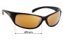 Sunglass Fix Ersatzgläser für Bolle Recoil - 69mm Wide 