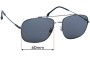 Sunglass Fix Replacement Lenses for Carrera 182/F/S - 60mm Wide 