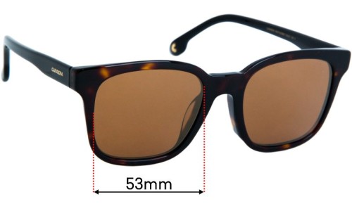 Carrera 185/F/S Lentilles de Remplacement 53mm wide 