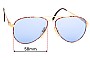 Sunglass Fix Lentilles de Remplacement pour Carrera 5748  - 58mm Wide 