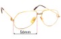 Sunglass Fix Lentilles de Remplacement pour Cartier Vendome Santos - 56mm Wide 