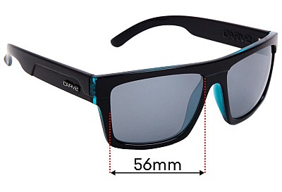 Carve Volley Replacement Lenses 56mm wide 
