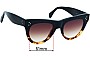 Sunglass Fix Replacement Lenses for Celine CL 40016I - 51mm Wide 