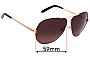 Sunglass Fix Replacement Lenses for Chloe CE 107S - 59mm Wide 