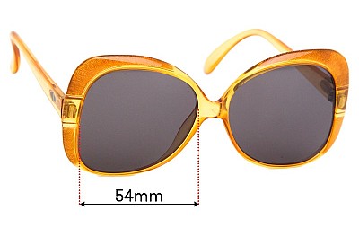 Christian Dior 2241 Replacement Lenses 54mm wide 