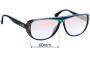 Sunglass Fix Lentes de Repuesto para Christian Dior 2421 - 60mm Wide 