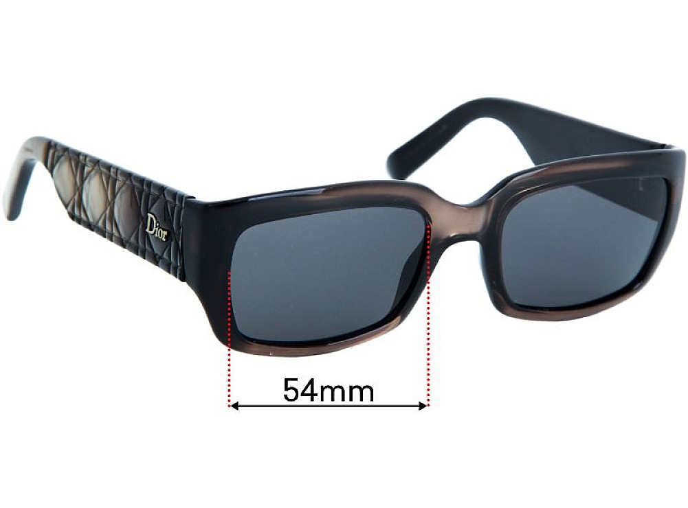 Sunglass Fix Lentes de Repuesto para Christian Dior My Dior 2N - 54mm Wide Sunglass Fix Lentes de Repuesto para Christian Dior My Dior 2N - 54mm Wide