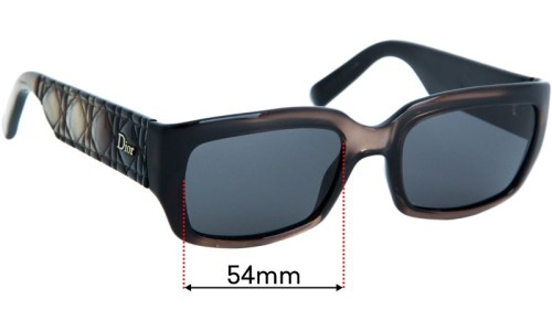 Sunglass Fix Lentes de Repuesto para Christian Dior My Dior 2N - 54mm Wide Sunglass Fix Lentes de Repuesto para Christian Dior My Dior 2N - 54mm Wide