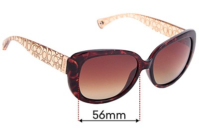 Coach HC8076 Laurin Lentes de Repuesto 56mm wide 