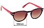 Sunglass Fix Lentilles de Remplacement pour Cole Haan C6089 - 50mm Wide 