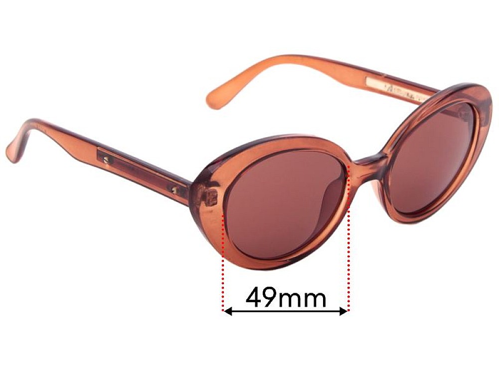 Sunglass Fix Lentes de Repuesto para Country Road Miranda - 49mm Wide Sunglass Fix Lentes de Repuesto para Country Road Miranda - 49mm Wide