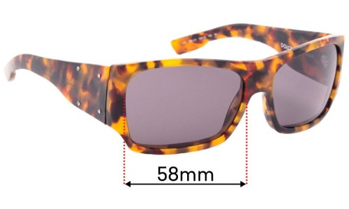 Dolce & Gabbana DG4045 Lentilles de Remplacement 58mm wide 