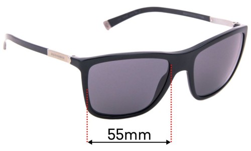 Sunglass Fix Replacement Lenses for Dolce & Gabbana DG4210 Basalto Collection - 55mm Wide 