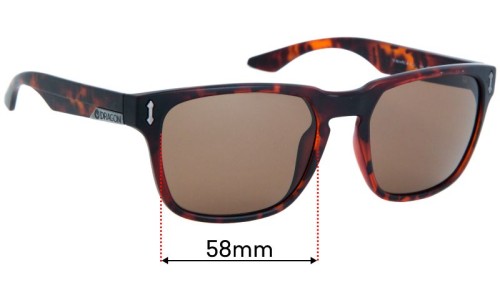 Dragon Monarch XL Replacement Lenses 58mm wide 